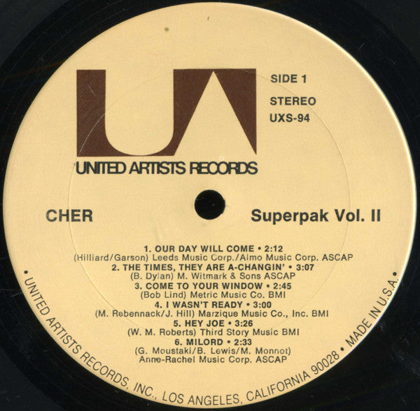 Cher : Superpak Vol. II (2xLP, Comp, RE)