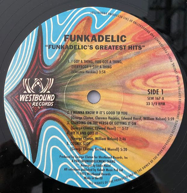 Funkadelic : Funkadelic's Greatest Hits (LP, Comp, RE)