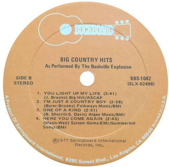 The Nashville Explosion : Big Country Hits (LP, Album)