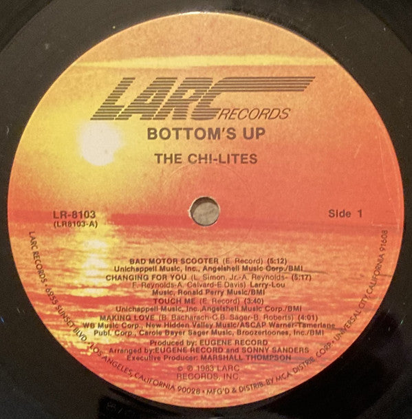 The Chi-Lites : Bottom's Up (LP, Album, Pin)