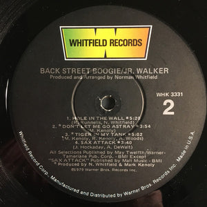 Jr. Walker* : Back Street Boogie (LP, Album)