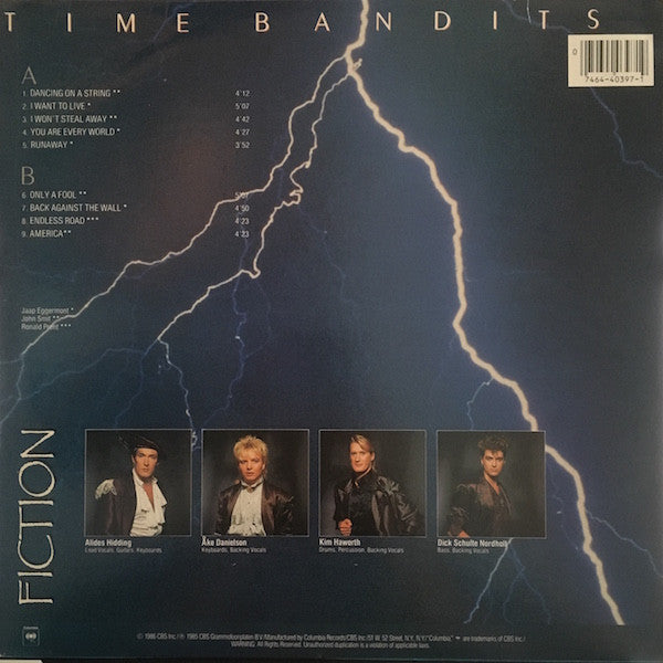 Time Bandits : Fiction (LP, Album)