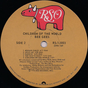 Bee Gees : Children Of The World (LP, Album, Ric)