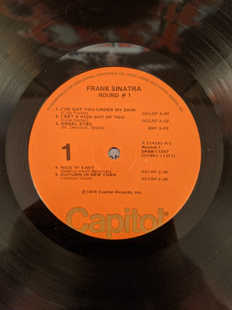 Frank Sinatra : Round #1 (2xLP, Comp, Mono, Gat)