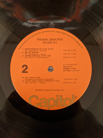 Frank Sinatra : Round #1 (2xLP, Comp, Mono, Gat)