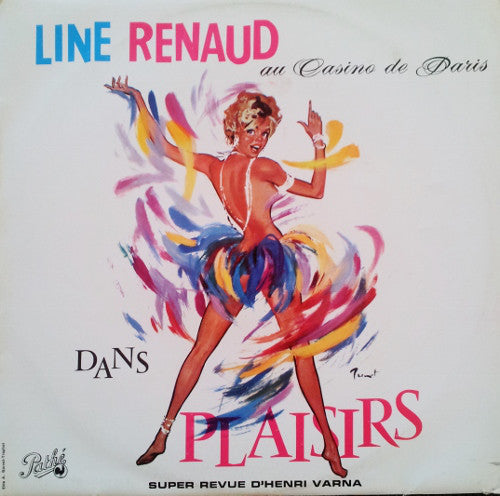 Line Renaud : Au Casino De Paris Dans Plaisirs (LP, Album, Mono)