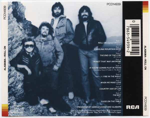Buy Alabama : Roll On (CD, Album) Online for a great price | Swaggie ...