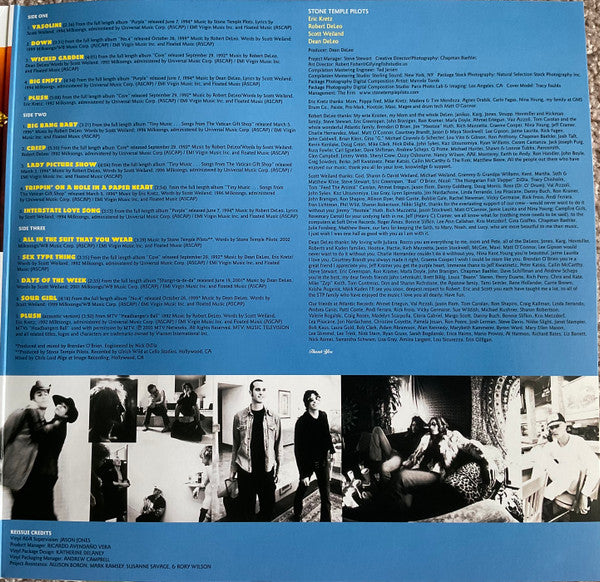 Stone Temple Pilots : Thank You (LP + LP, S/Sided, Etch + Comp, RE)
