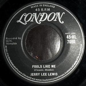 Jerry Lee Lewis : High School Confidential (7", Single)