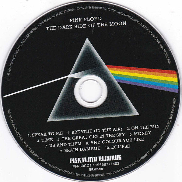 Pink Floyd : The Dark Side Of The Moon (CD, Album, RE, RM, 50t)