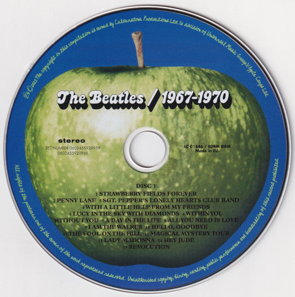 The Beatles : 1967-1970 (2xCD, Comp, RE, RM, Dig)