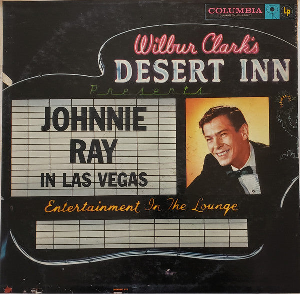 Johnnie Ray : Johnnie Ray In Las Vegas (LP, Album, Mono)