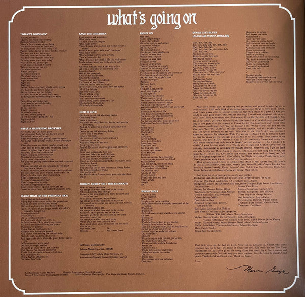 Marvin Gaye : What's Going On (LP, Album, RE, 180)