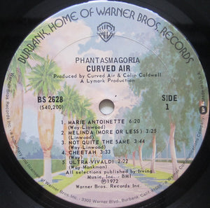 Curved Air : Phantasmagoria (LP, Album, RE)