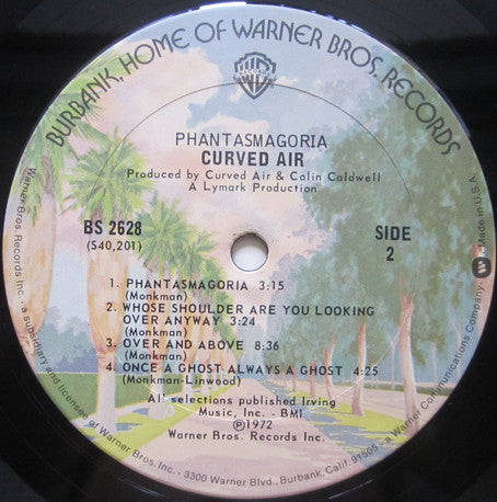 Curved Air : Phantasmagoria (LP, Album, RE)