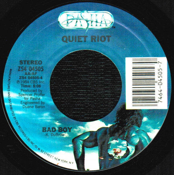 Quiet Riot : Mama Weer All Crazee Now / Bad Boy (7", Single, Pit)