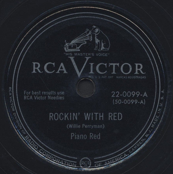 Piano Red : Rockin' With Red / Red's Boogie (Shellac, 10")