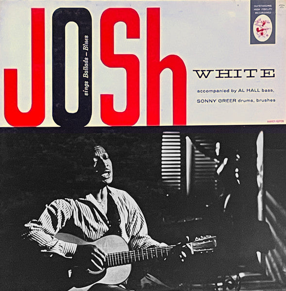 Josh White Accompanied By Al Hall, Sonny Greer : Sings Ballads - Blues (LP, Mono)