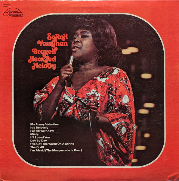 Sarah Vaughan : Broken Hearted Melody (LP, Comp)