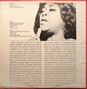 Sarah Vaughan : Broken Hearted Melody (LP, Comp)