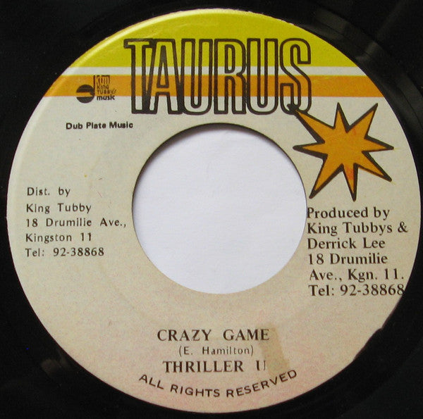 Thriller U : Crazy Game (7")