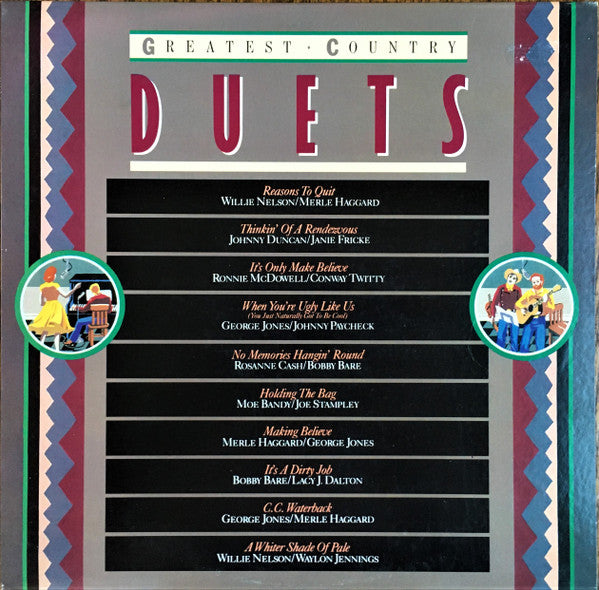 Various : Greatest Country Duets (LP, Comp)