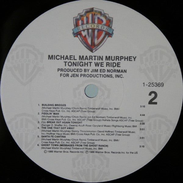 Michael Martin Murphey : Tonight We Ride (LP, Album, Spe)