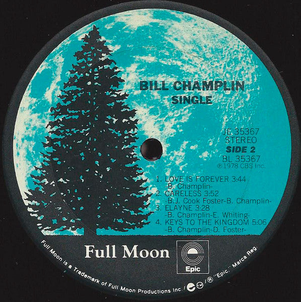 Bill Champlin Single LP レコード　AOR 3110147-