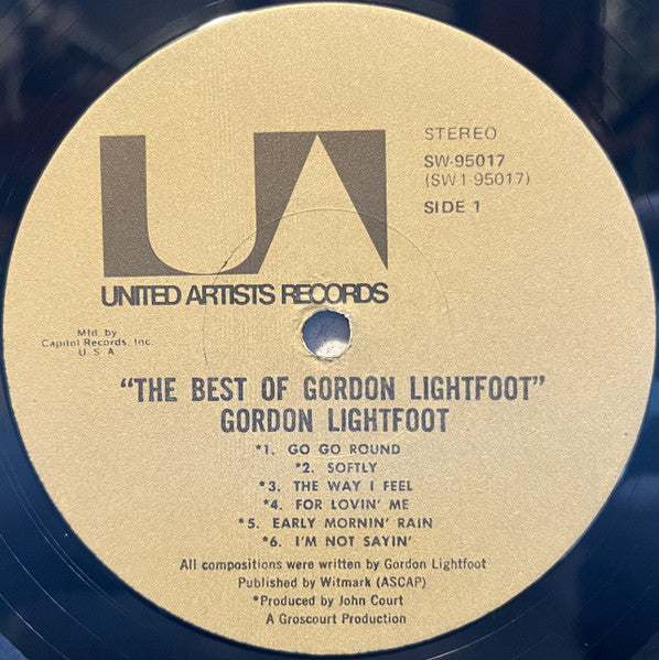 Gordon Lightfoot : The Best Of Gordon Lightfoot (LP, Comp, Club, Cap)