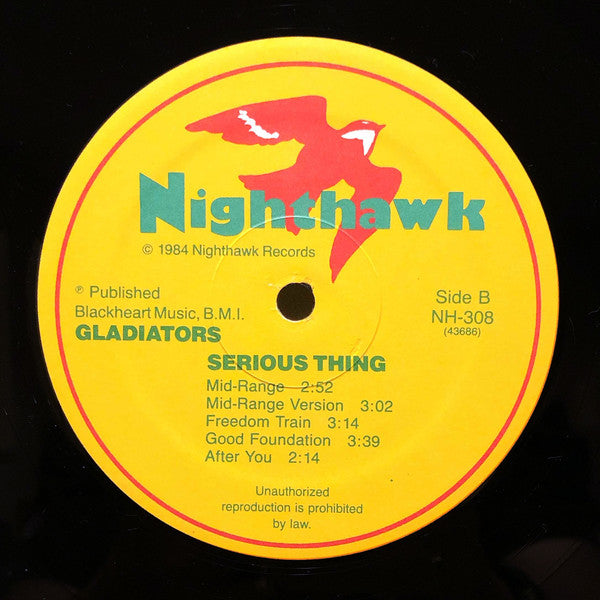 Gladiators* Featuring Albert Griffiths : Serious Thing (LP, Album)