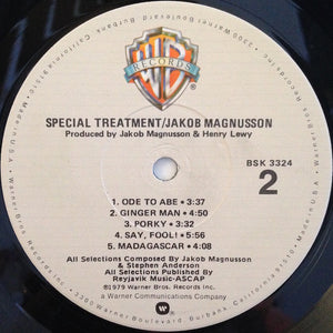 Jakob Magnusson* : Special Treatment (LP, Album, Los)