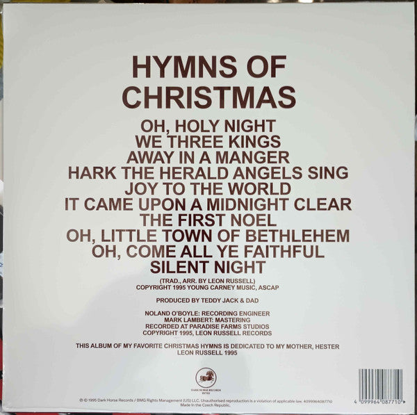 Leon Russell : Hymns Of Christmas (LP, RSD, Ltd, RE, Eme)