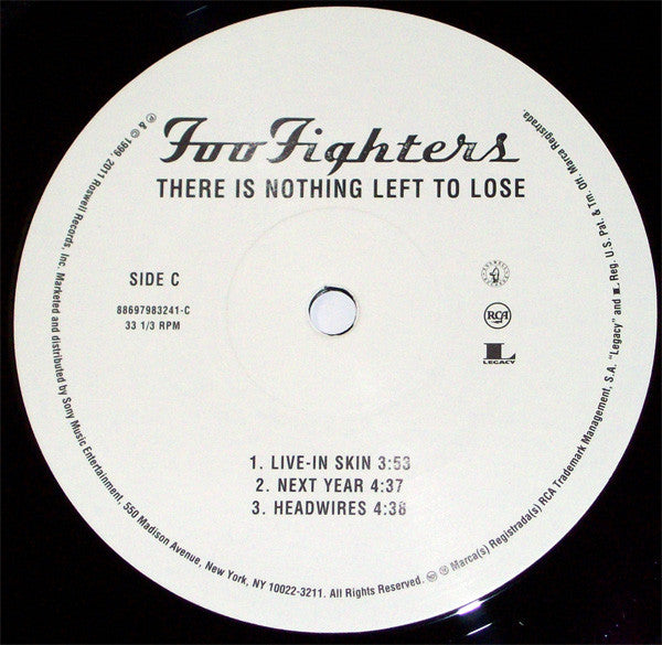 Foo Fighters : There Is Nothing Left To Lose (2xLP, Album, RE)