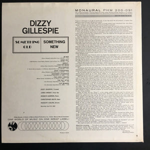 Dizzy Gillespie : Something Old, Something New (LP, Mono)