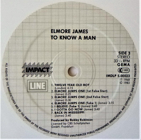 Elmore James : To Know A Man (2xLP, Comp, RE, Whi)