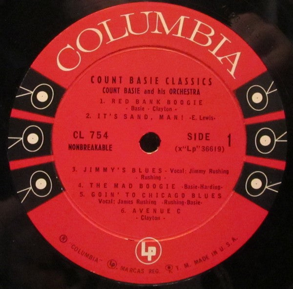 Count Basie And His Orchestra* : Count Basie Classics By The Great Count Basie Band (LP, Comp)