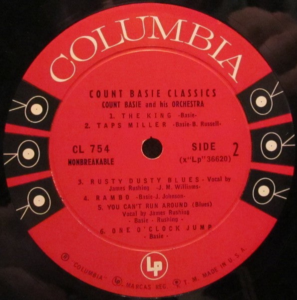 Count Basie And His Orchestra* : Count Basie Classics By The Great Count Basie Band (LP, Comp)