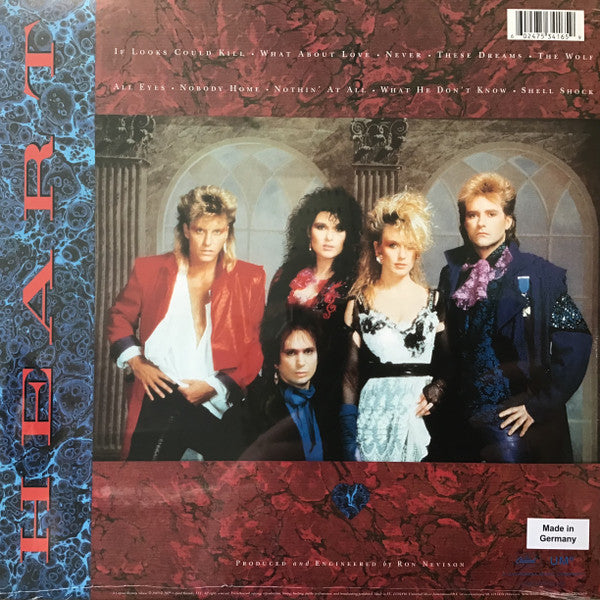 Heart : Heart (LP, Album, RE)