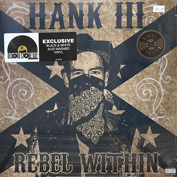 Hank Williams III : Rebel Within (LP, Album, RSD, RE, Bla)