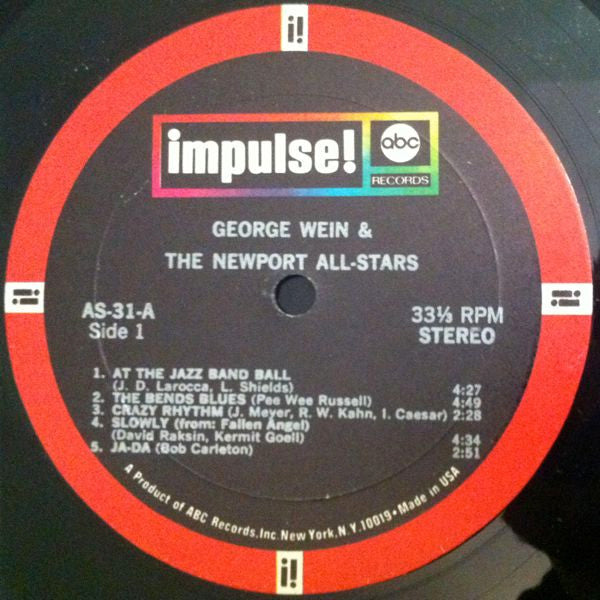 George Wein & The Newport All-Stars : George Wein & The Newport All-Stars (LP, Album)