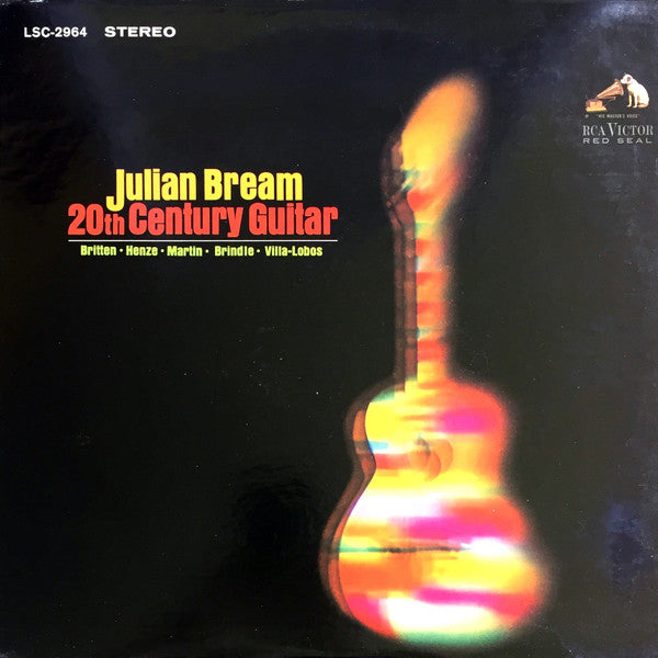 Julian Bream / Britten*, Henze*, Martin*, Brindle*, Villa-Lobos* : 20th Century Guitar (LP)