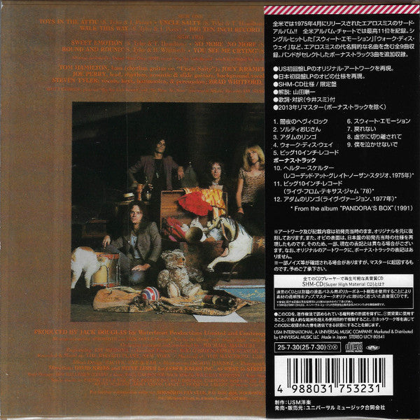 Aerosmith : Toys In The Attic (CD, Album, Ltd, RE, RM, SHM)