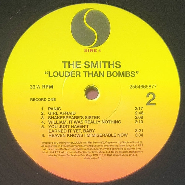 The Smiths : Louder Than Bombs (2xLP, Comp, RE, 180)