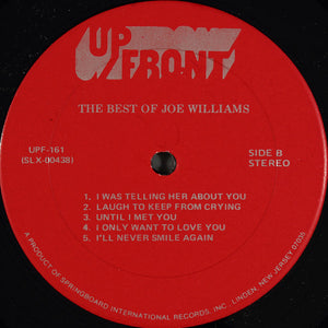 Joe Williams : The Best Of (LP, Comp)