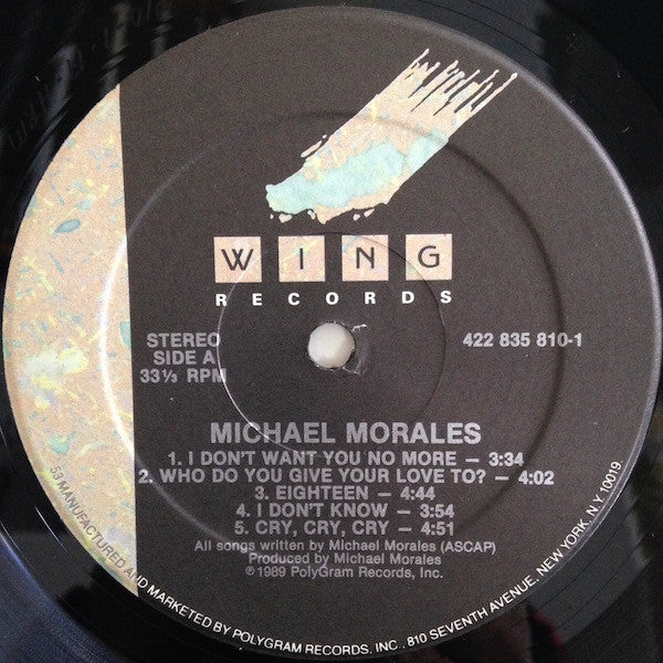 Michael Morales : Michael Morales (LP, Album, Hau)