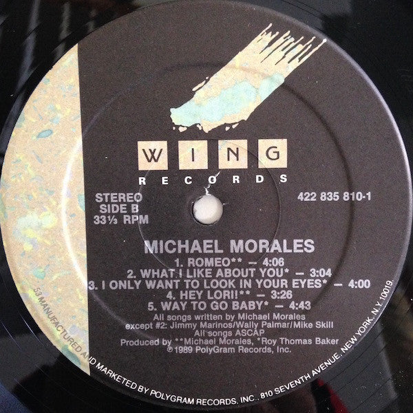 Michael Morales : Michael Morales (LP, Album, Hau)