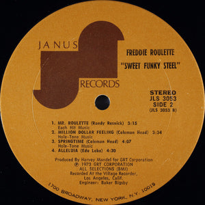 Freddie Roulette : Sweet Funky Steel (LP, Album, Pit)
