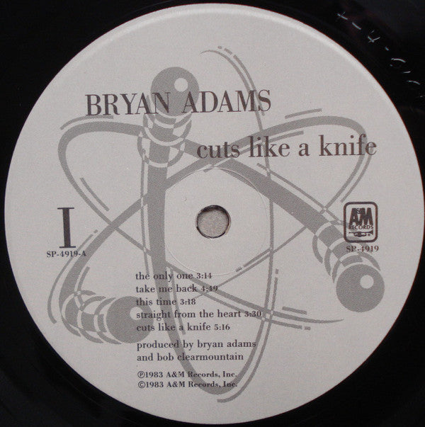 Bryan Adams : Cuts Like A Knife (LP, Album, Ind)