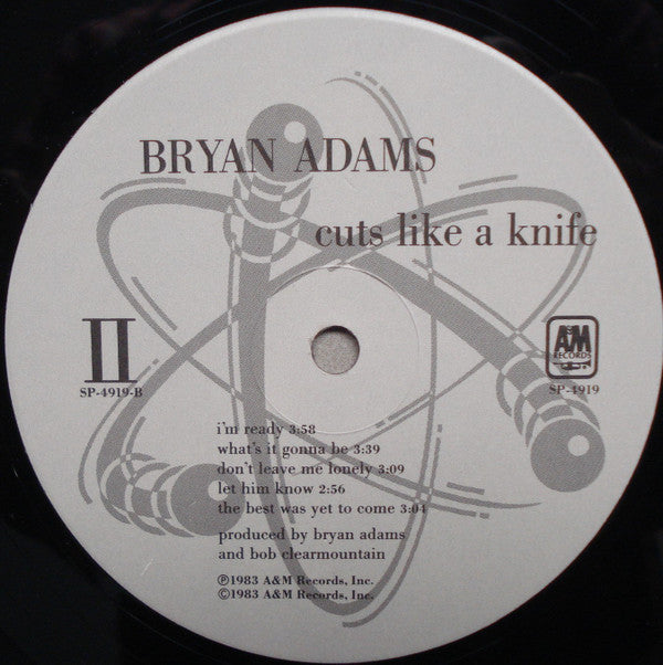 Bryan Adams : Cuts Like A Knife (LP, Album, Ind)