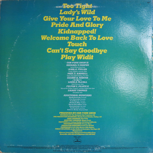Con Funk Shun : Touch (LP, Album, 18 )